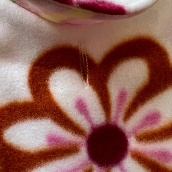 Handmade Fleece Jacket with Collar. - Picture 7 of 8